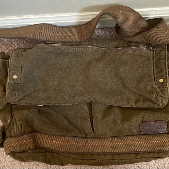 Bed Stu canvas bag. Hawkeye style, earth brown. - Picture 2 of 5